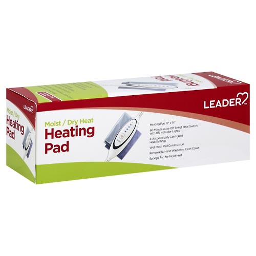 Image for Leader Heating Pad, Moist/Dry Heat,1ea from GREEN APPLE PHARMACY