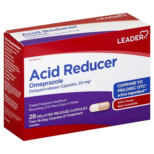 Image for Leader Acid Reducer, 20 mg, Delayed Release Capsules,2ea from GREEN APPLE PHARMACY