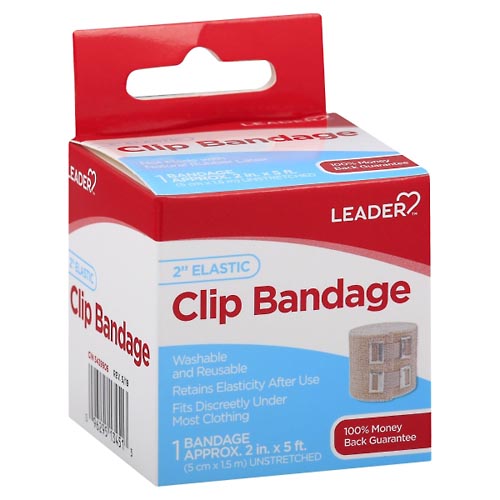 Image for Leader Clip Bandage, Elastic, 2 Inch,1ea from GREEN APPLE PHARMACY