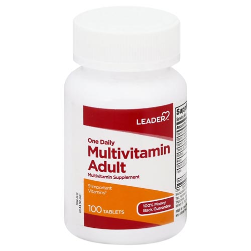Image for Leader Multivitamin, One Daily, Adult,100ea from GREEN APPLE PHARMACY