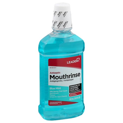 Image for Leader Mouthrinse, Blue Mint,500ml from GREEN APPLE PHARMACY