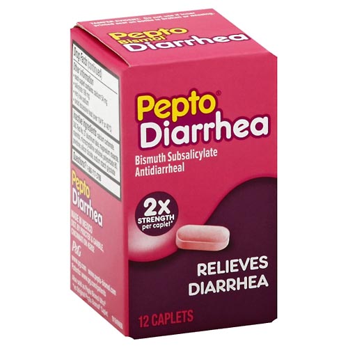 Image for Pepto Bismol Diarrhea Relief, Caplets,12ea from GREEN APPLE PHARMACY
